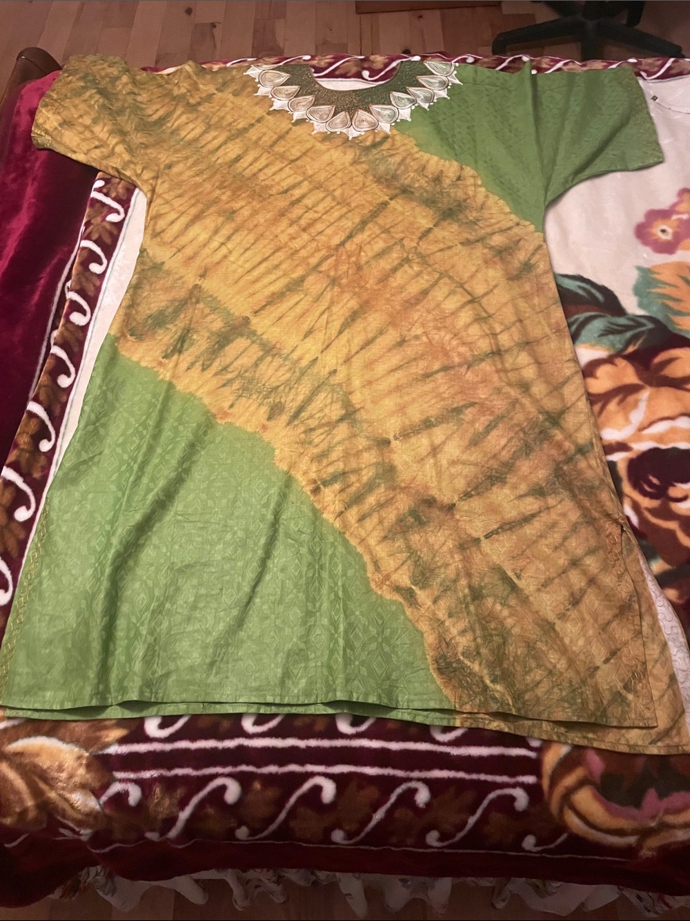 Multicolour Women’s African Style Dress Plus Size See Measurements
